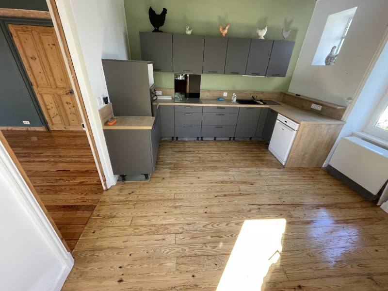 Rénovation complète de parquet et escalier en bois à Bourgoin-Jallieu